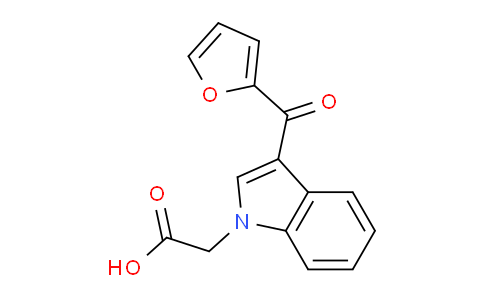 CAS No. 797774-26-6, 2-(3-(Furan-2-carbonyl)-1H-indol-1-yl)acetic acid