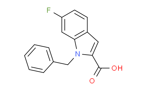 CAS No. 1240568-85-7, 1-Benzyl-6-fluoro-1H-indole-2-carboxylic acid
