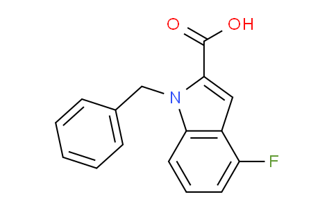CAS No. 1240567-77-4, 1-Benzyl-4-fluoro-1H-indole-2-carboxylic acid