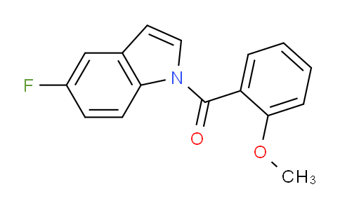 CAS No. 820234-23-9, (5-Fluoro-1H-indol-1-yl)(2-methoxyphenyl)methanone