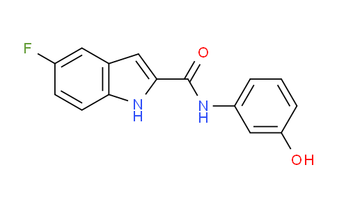 CAS No. 518059-66-0, 5-Fluoro-N-(3-hydroxyphenyl)-1H-indole-2-carboxamide