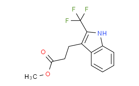 CAS No. 1161005-04-4, Methyl 3-(2-(trifluoromethyl)-1H-indol-3-yl)propanoate