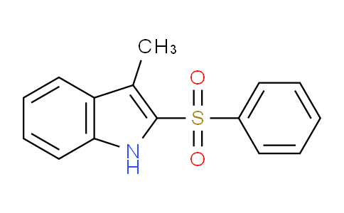 CAS No. 108665-95-8, 3-Methyl-2-(phenylsulfonyl)-1H-indole