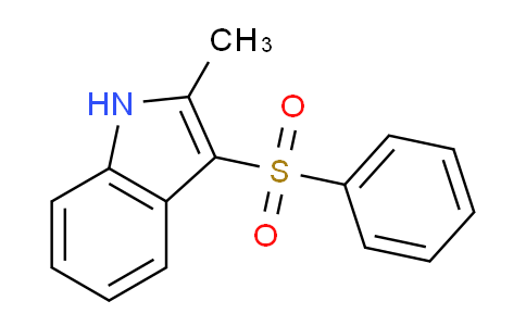 CAS No. 107267-01-6, 2-Methyl-3-(phenylsulfonyl)-1H-indole
