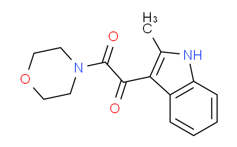 CAS No. 92580-31-9, 1-(2-Methyl-1H-indol-3-yl)-2-morpholinoethane-1,2-dione