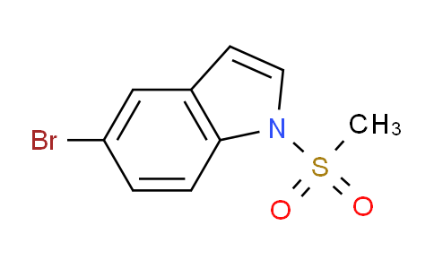 CAS No. 88131-63-9, 5-Bromo-1-(methylsulfonyl)-1H-indole