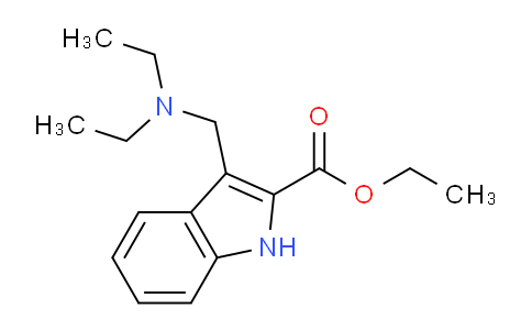 CAS No. 91486-86-1, Ethyl 3-((diethylamino)methyl)-1H-indole-2-carboxylate