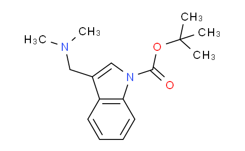 CAS No. 406170-01-2, tert-Butyl 3-((dimethylamino)methyl)-1H-indole-1-carboxylate