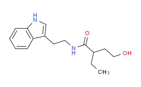 CAS No. 90179-70-7, N-(2-(1H-Indol-3-yl)ethyl)-2-ethyl-4-hydroxybutanamide