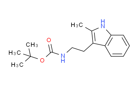 CAS No. 910442-99-8, tert-Butyl (2-(2-methyl-1H-indol-3-yl)ethyl)carbamate