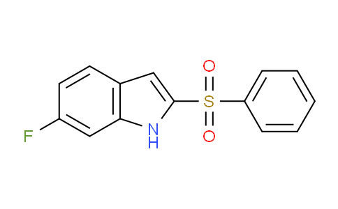 CAS No. 1505521-55-0, 6-Fluoro-2-(phenylsulfonyl)-1H-indole