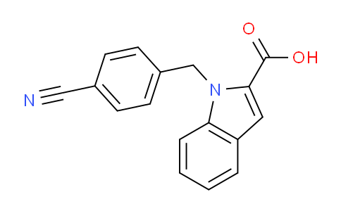 CAS No. 229953-48-4, 1-(4-Cyanobenzyl)-1H-indole-2-carboxylic acid