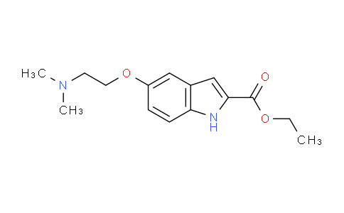 CAS No. 204915-67-3, Ethyl 5-(2-(dimethylamino)ethoxy)-1H-indole-2-carboxylate