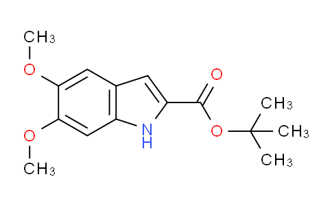 CAS No. 1446512-80-6, tert-Butyl 5,6-dimethoxy-1H-indole-2-carboxylate
