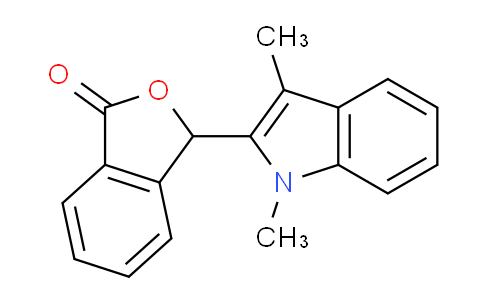 CAS No. 6951-67-3, 3-(1,3-Dimethyl-1H-indol-2-yl)isobenzofuran-1(3H)-one