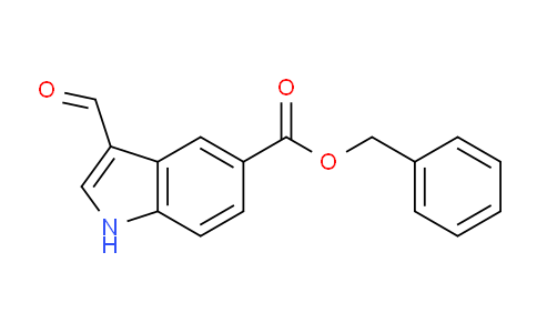 CAS No. 1071973-79-9, Benzyl 3-formyl-1H-indole-5-carboxylate