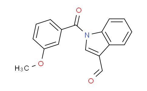 CAS No. 1282829-79-1, 1-(3-Methoxybenzoyl)-1H-indole-3-carbaldehyde