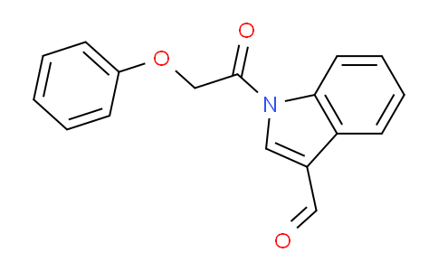 CAS No. 1283586-22-0, 1-(2-Phenoxyacetyl)-1H-indole-3-carbaldehyde