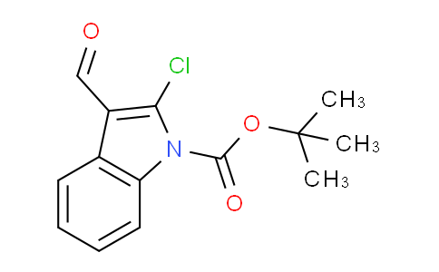 CAS No. 180922-71-8, tert-Butyl 2-chloro-3-formyl-1H-indole-1-carboxylate