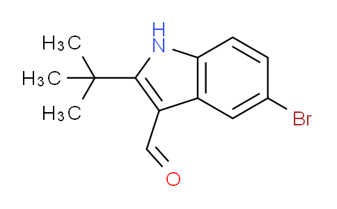 CAS No. 587828-65-7, 5-Bromo-2-tert-butyl-1h-indole-3-carbaldehyde
