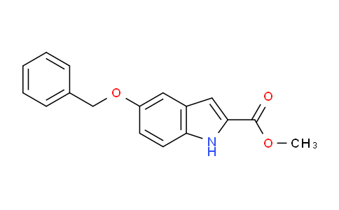 CAS No. 55581-41-4, Methyl 5-(benzyloxy)-1H-indole-2-carboxylate
