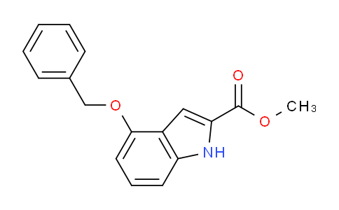 CAS No. 27748-09-0, Methyl 4-(benzyloxy)-1H-indole-2-carboxylate