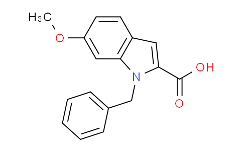 CAS No. 903159-31-9, 1-Benzyl-6-methoxy-1H-indole-2-carboxylic acid