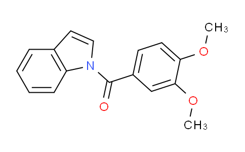 CAS No. 101442-38-0, (3,4-Dimethoxyphenyl)(1H-indol-1-yl)methanone