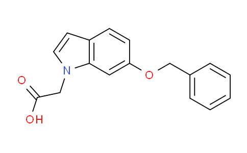 CAS No. 1144456-43-8, 2-(6-(Benzyloxy)-1H-indol-1-yl)acetic acid