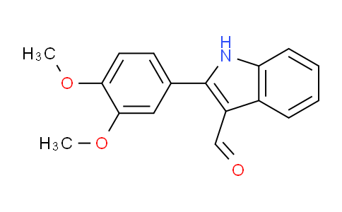 CAS No. 1082551-57-2, 2-(3,4-Dimethoxyphenyl)-1H-indole-3-carbaldehyde