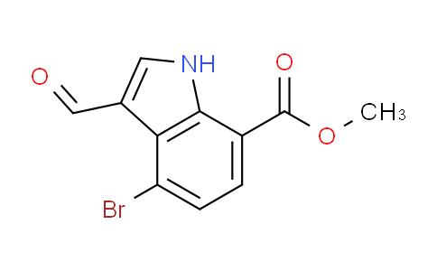 MC729901 | 1643573-87-8 | Methyl 4-bromo-3-formyl-1H-indole-7-carboxylate