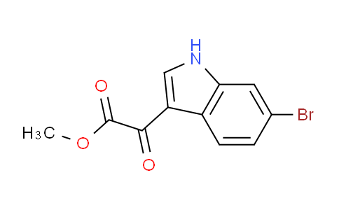 CAS No. 220407-33-0, Methyl 2-(6-bromo-1H-indol-3-yl)-2-oxoacetate