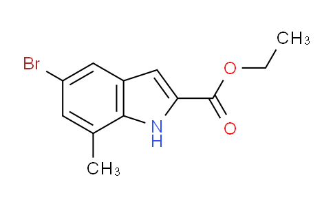 CAS No. 15936-73-9, Ethyl 5-bromo-7-methyl-1H-indole-2-carboxylate