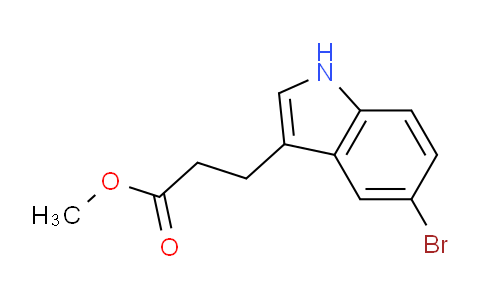 CAS No. 835620-09-2, Methyl 3-(5-bromo-1H-indol-3-yl)propanoate