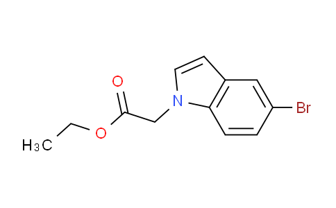 CAS No. 726174-45-4, ethyl 2-(5-bromo-1H-indol-1-yl)acetate