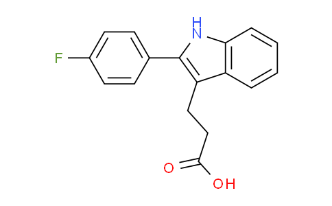 CAS No. 869472-64-0, 3-(2-(4-Fluorophenyl)-1H-indol-3-yl)propanoic acid
