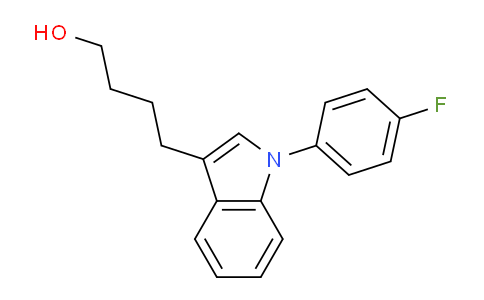 CAS No. 147372-95-0, 4-(1-(4-Fluorophenyl)-1H-indol-3-yl)butan-1-ol