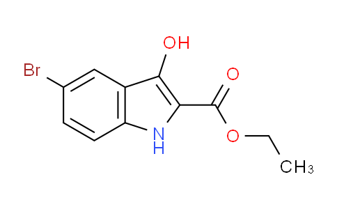 CAS No. 153501-30-5, 5-Bromo-3-hydroxy-1H-indole-2-carboxylic acid ethyl ester