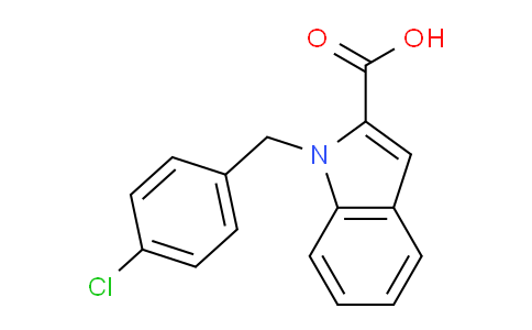 CAS No. 220677-67-8, 1-(4-Chlorobenzyl)-1H-indole-2-carboxylic acid