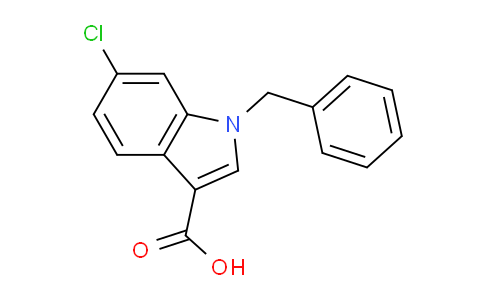 CAS No. 921195-00-8, 1-Benzyl-6-chloro-1H-indole-3-carboxylic acid