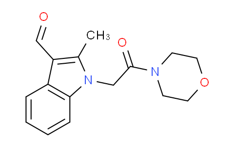 CAS No. 433707-36-9, 2-Methyl-1-(2-morpholino-2-oxoethyl)-1H-indole-3-carbaldehyde
