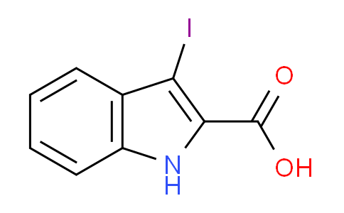 CAS No. 167631-58-5, 3-Iodo-1H-indole-2-carboxylic acid