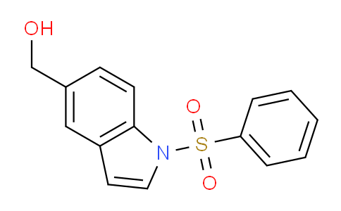 CAS No. 182187-39-9, (1-(Phenylsulfonyl)-1H-indol-5-yl)methanol