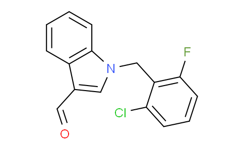 CAS No. 420814-87-5, 1-(2-Chloro-6-fluorobenzyl)-1H-indole-3-carbaldehyde