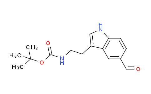 CAS No. 1956327-54-0, tert-Butyl (2-(5-formyl-1H-indol-3-yl)ethyl)carbamate