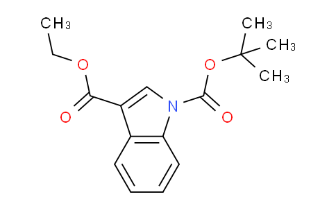 CAS No. 177200-90-7, 1-tert-Butyl 3-ethyl 1H-indole-1,3-dicarboxylate