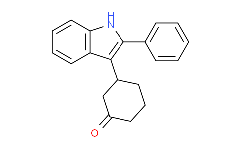 CAS No. 729580-77-2, 3-(2-Phenyl-1H-indol-3-yl)cyclohexanone