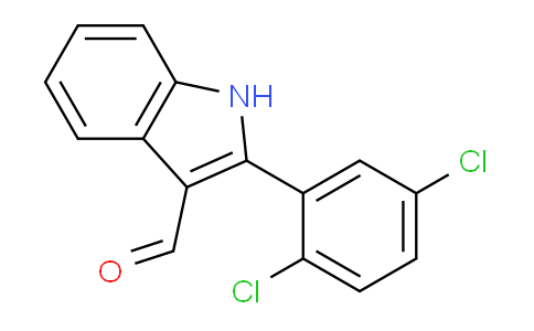 CAS No. 590390-83-3, 2-(2,5-Dichlorophenyl)-1H-indole-3-carbaldehyde