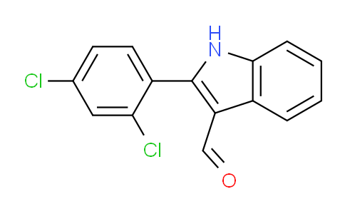 CAS No. 590390-82-2, 1H-Indole-3-carboxaldehyde, 2-(2,4-dichlorophenyl)-