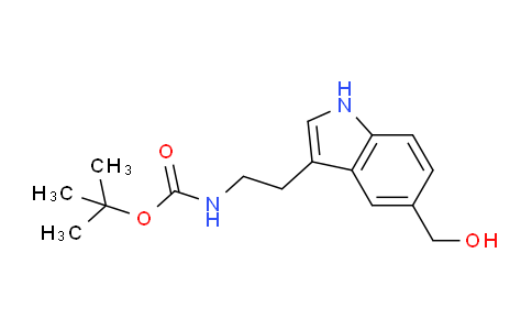 CAS No. 144432-49-5, tert-Butyl (2-(5-(hydroxymethyl)-1H-indol-3-yl)ethyl)carbamate
